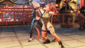 A.K.I isolating 's arm during Gluttony.