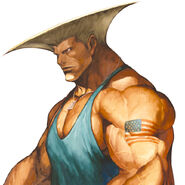 Guile in SNK vs. Capcom: SVC Chaos