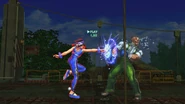 Dudley activating Cross Counter against Ling Xiaoyu in Street Fighter X Tekken