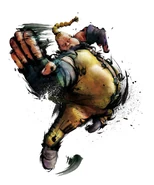Rufus in Street Fighter IV.