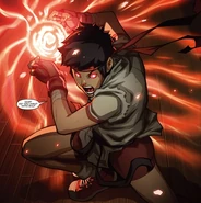 Dark Sakura's appearance in UDON's Super Street Fighter Volume 2.