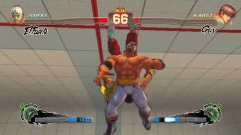 Super Street Fighter 4 - El Fuerte Ultra 1 El Fuerte Flying Giga Buster