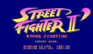 ストリートファイターII' (ダッシュ)ターボ (Hyper Fighting) のロゴ