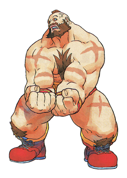 Zangief Street Fighter Design - Original Artwork - Street Fighter