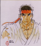Ryu art (June 13th, 2000), by Kinu Nishimura.