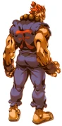 UDON artwork of Akuma.