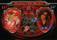 Character Select screen