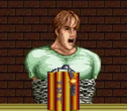 Final Fight: Game Over screen.