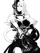 Shirase artwork by Falcoon.