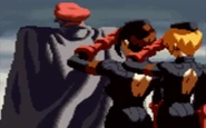 Juli and Juni's cameo appearance in M. Bison's SNK vs. Capcom: SVC Chaos true ending.