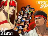 SFIII 3rd Strike - select character screen