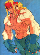 Street Fighter III: New Generation: art by Kinu Nishimura.