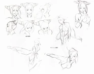 Concept art (Super Street Fighter IV).