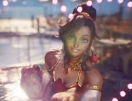 Pullum performs her win animation