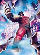 Hugo's appearance in Street Fighter X Tekken