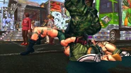 Cammy Using Hooligan Suplex on Jack X