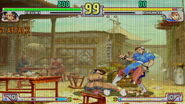 A sweep in Street Fighter III: Third Strike