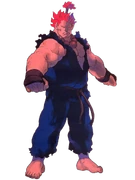 Akuma in Street Fighter EX.