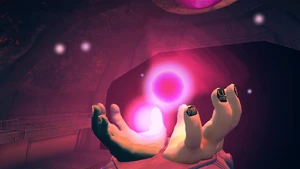 Area where Seth sits during his arcade intro.