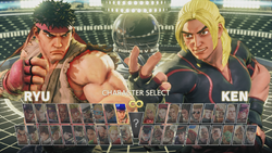 Character Select, Street Fighter Wiki