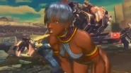 Screenshot of Elena in Street Fighter X Tekken.