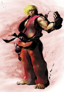 Ken artwork Street Fighter IV
