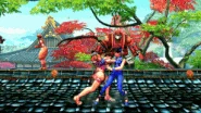 Ibuki shimmying out of Ling Xiaoyu's Crouch Tech range then proceeding to punish the recovery with Spin Kick into EX Tsumuji.
