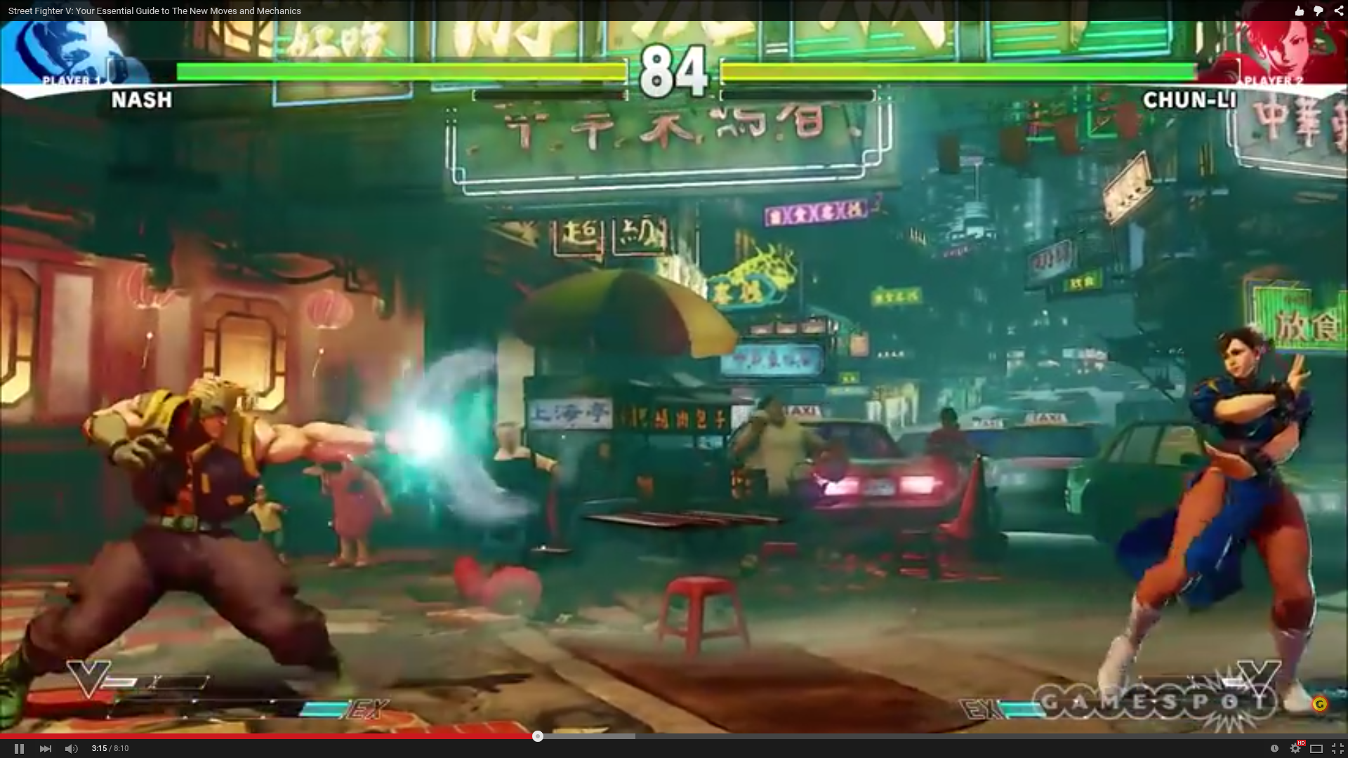 Street Fighter V) Gameplay, golpes e impressões do Nash