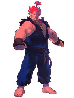 VideoGameArt&Tidbits on X: Street Fighter Alpha - Akuma artwork.   / X