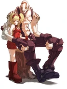 Necro and Effie, artwork by SNK artist Falcoon.