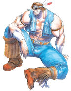 Full body artwork from Super Street Fighter II Turbo