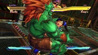 Blanka using Wild Fang on Ling Xiaoyu