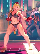 Cammy's Swimsuit DLC without the armor on her body