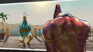 Dhalsim in Oro's character story.