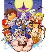 Pocket Fighter cover art.