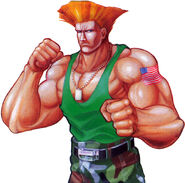 Guile in Street Fighter II.