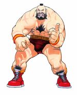 Zangief from Street Fighter Alpha 2