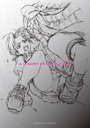 Art celebrating Hinata's birthday, by Masahiko Nakahira.