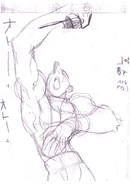 Street Fighter III: New Generation: Concept art.