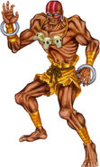 Dhalsim in Street Fighter II.