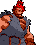 Akuma during Hyper Combo.