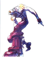 Street Fighter III: New Generation: Win screen art by Kinu Nishimura.