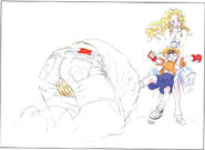 Street Fighter III: New Generation: Concept art.