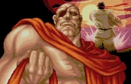 Super Street Fighter II: Sagat's Ending.