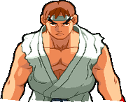 Ryu in Marvel Super Heroes vs. Street Fighter