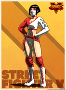 Shadaloo C.R.I. profile artwork Yasha Nadeshiko's alternate costume.