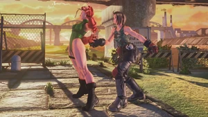 Akira putting  in an armlock using Yoshisenrin.