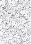 Art for "Capcom vs. Osamu Tezuka Characters" exhibition by Bengus.