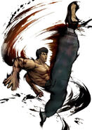 Fei Long in Street Fighter IV.