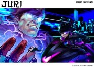 Juri's arcade story: illustration by Hiroaki.